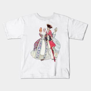 In Powder and Crinoline by Kay Nielsen Kids T-Shirt